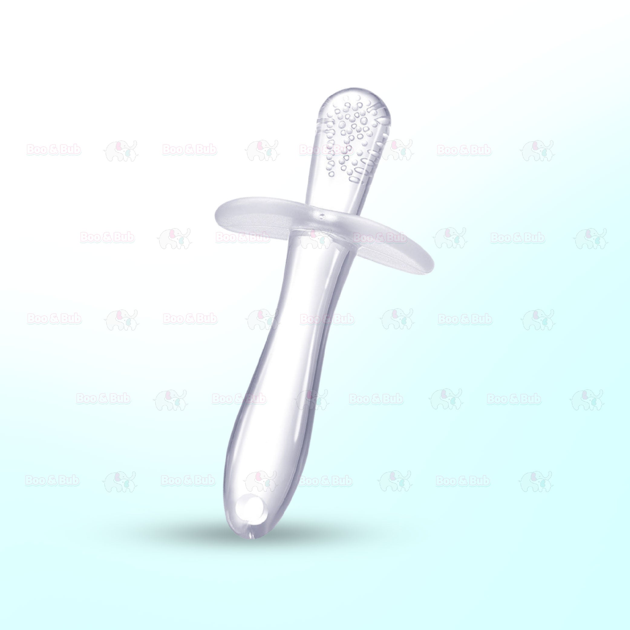 Boo & Bub 3 in 1 Silicone Baby Toothbrush Cup set Infant Oral Care Tongue Cleaner Baby Soft Toothbrush berus gigi baby - Boo & Bub