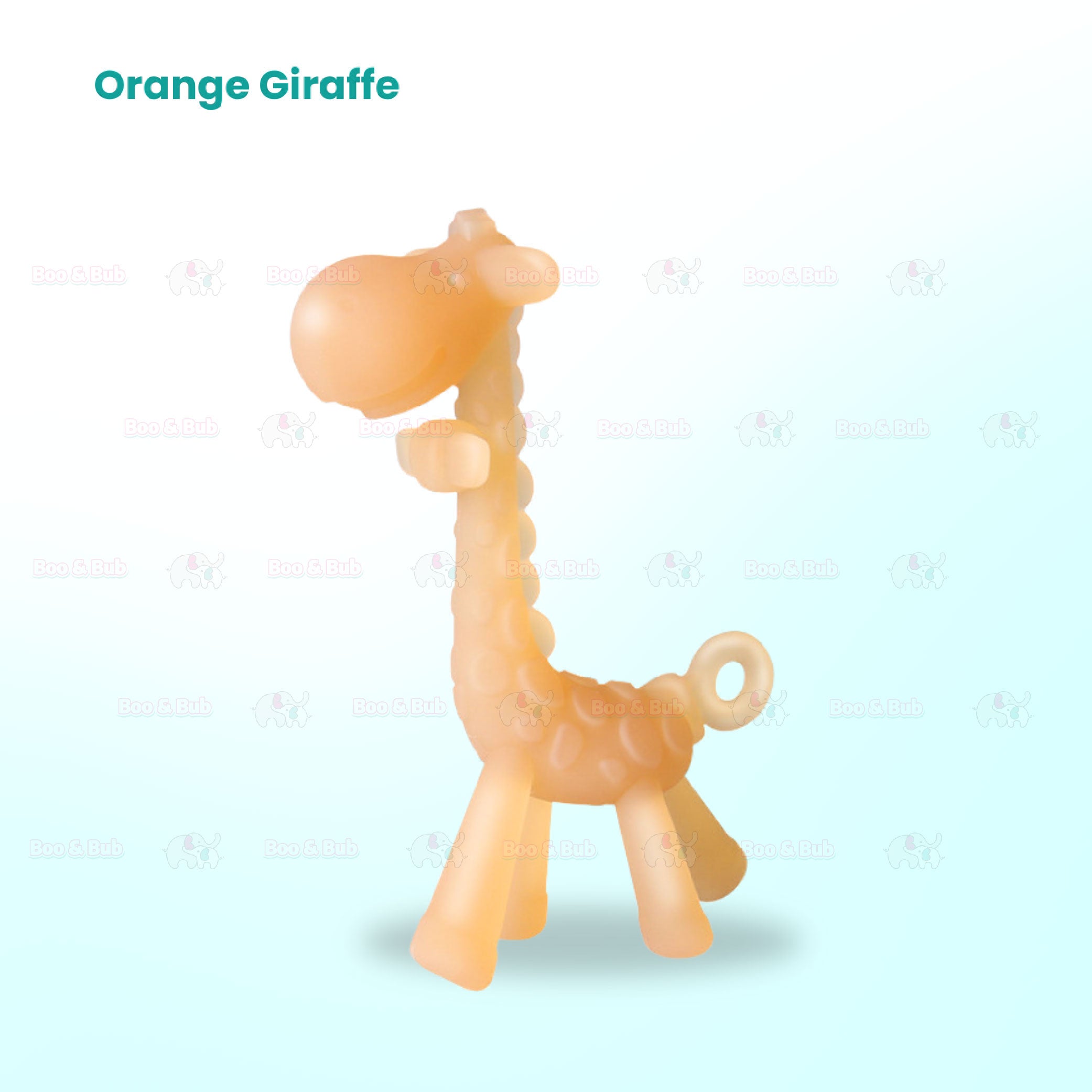 Baby Silicone Teether | Banana Giraffe Fruit Baby Teething Chewing For Pacifier Chains BPA Free - Boo & Bub