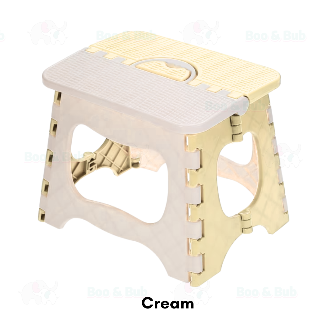 Foldable Stool | Easy Clean Kitchen Home Train Outdoor Bedroom Kids Adults Portable Lightweight Bathroom - Boo & Bub