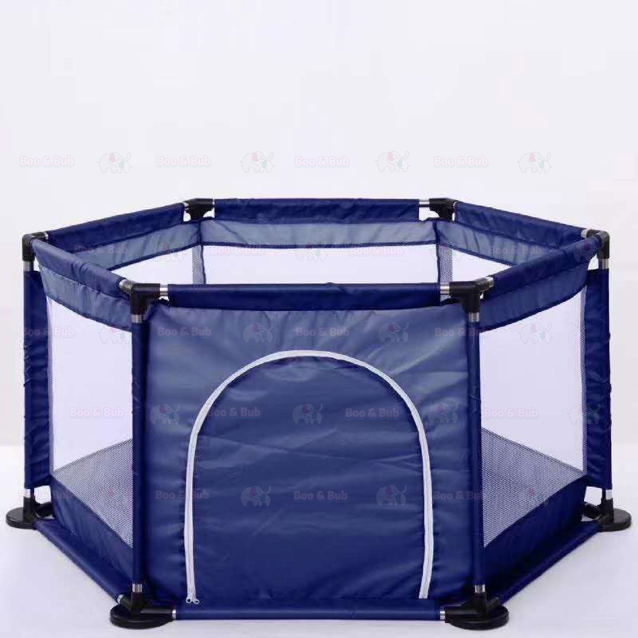 Children's Playpen Fench | Baby Toddler Children Net Playground Hexagon Barrier Baby Child Safety Kids Ocean Ball - Boo & Bub