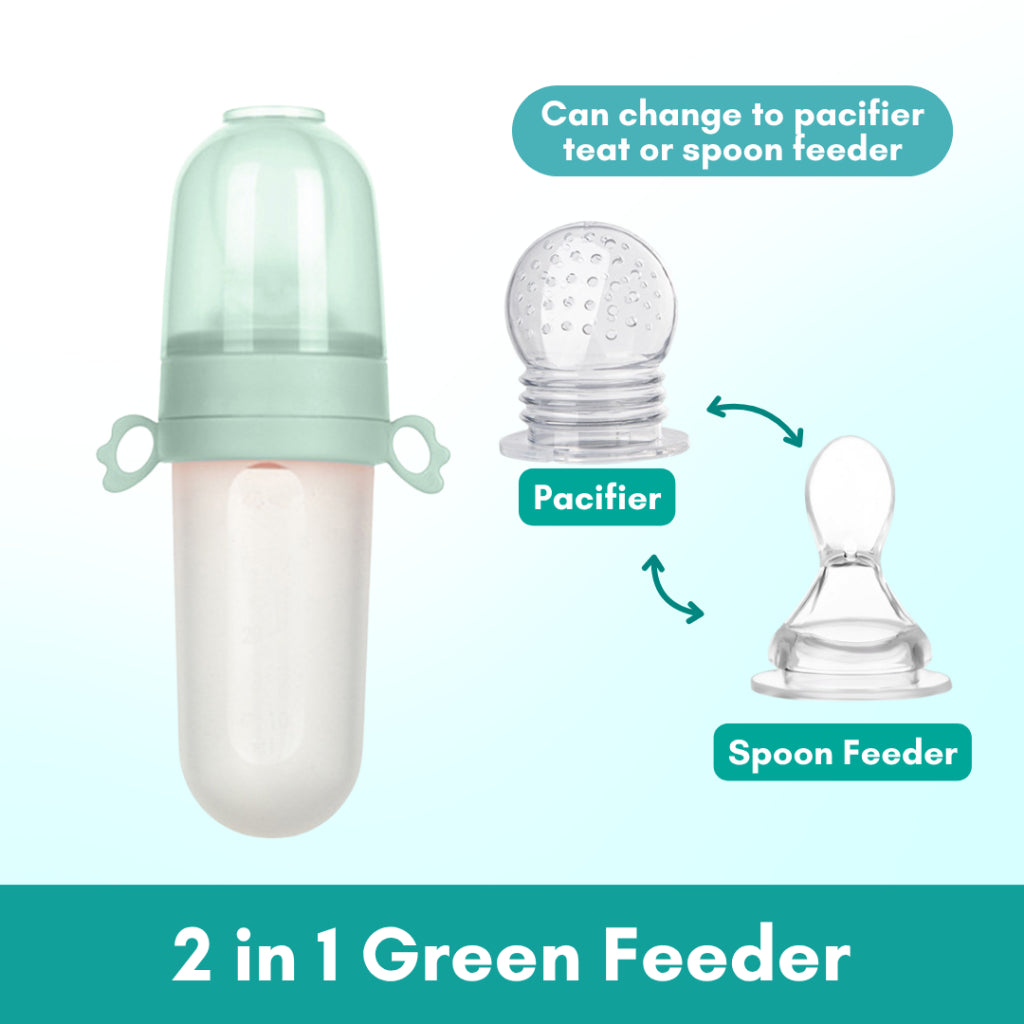 Baby Spoon Bottle Feeder Dropper | Silicone Spoons for Feeding Medicine Kids Toddler Cutlery Utensils Children - Boo & Bub