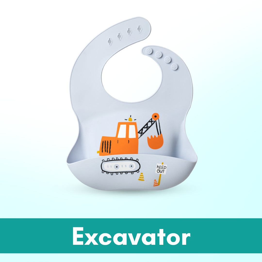 Cartoon Baby Waterproof Bib | Soft Bibs Baby Feeding Dinosaur Kids Girl Boy Adjustable Children Newborn - Boo & Bub