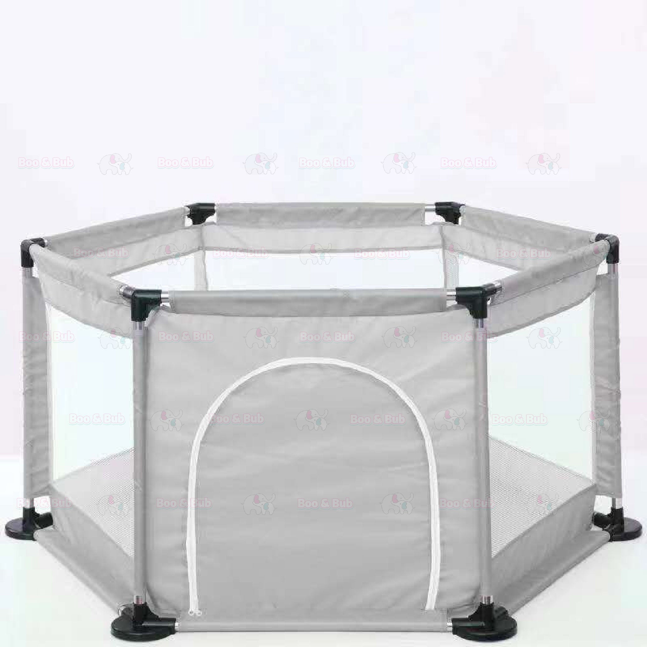 Children's Playpen Fench | Baby Toddler Children Net Playground Hexagon Barrier Baby Child Safety Kids Ocean Ball - Boo & Bub