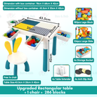 Multi-Function Children Building Blocks Table | Learning Playing Study Drawing Compatible Duplo Kids Desk - Boo & Bub