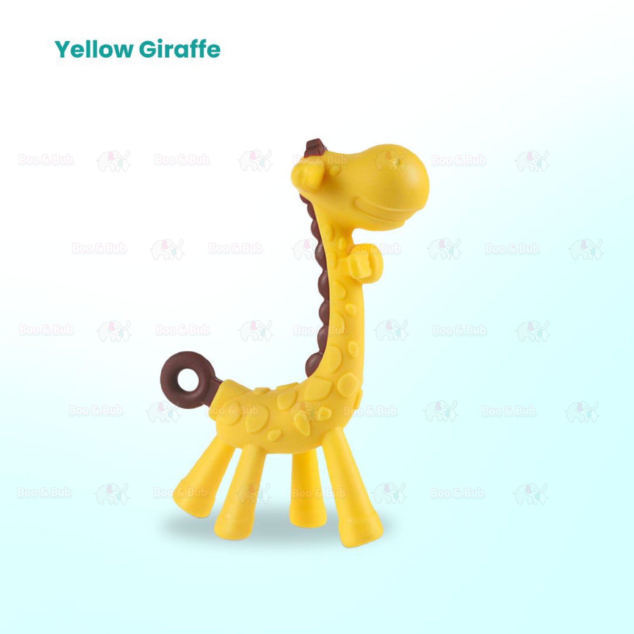 Baby Silicone Teether | Banana Giraffe Fruit Baby Teething Chewing For Pacifier Chains BPA Free - Boo & Bub