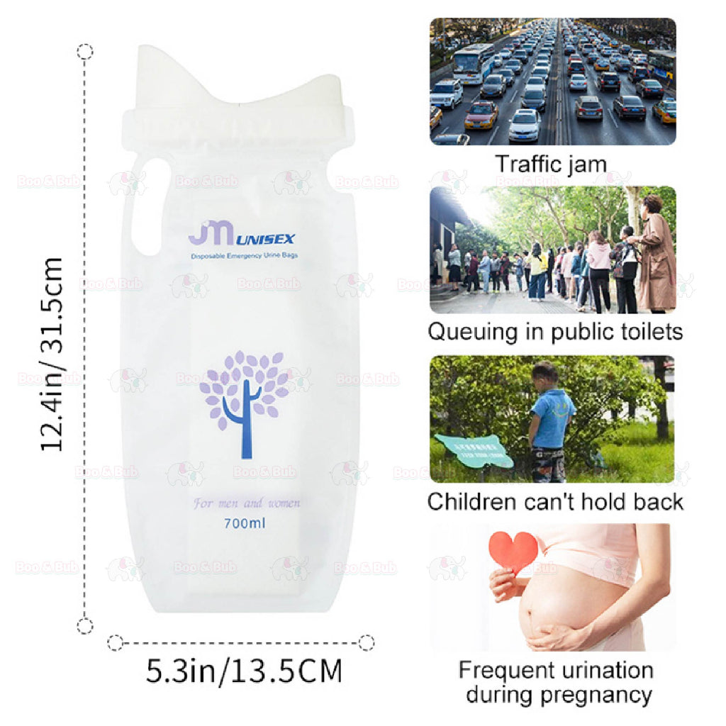 Boo&Bub Portable Cartoon Animal Kids Car Urinal Stretchy | Emergency high-speed urine bag - Boo & Bub