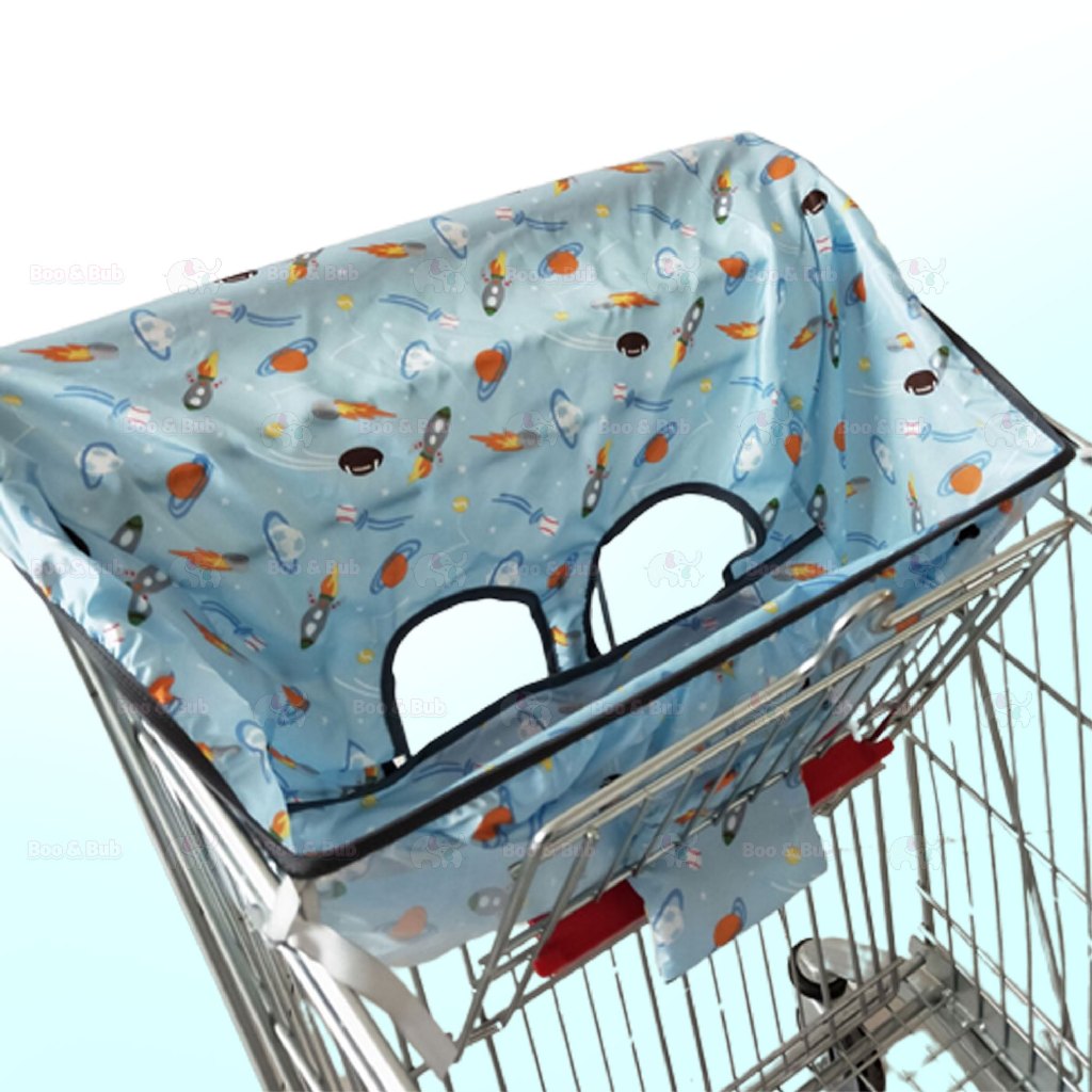 Boo&Bub High Chair Cover | Washable Shopping Cart Cover | Trolley Cover Baby HighChair - Boo & Bub