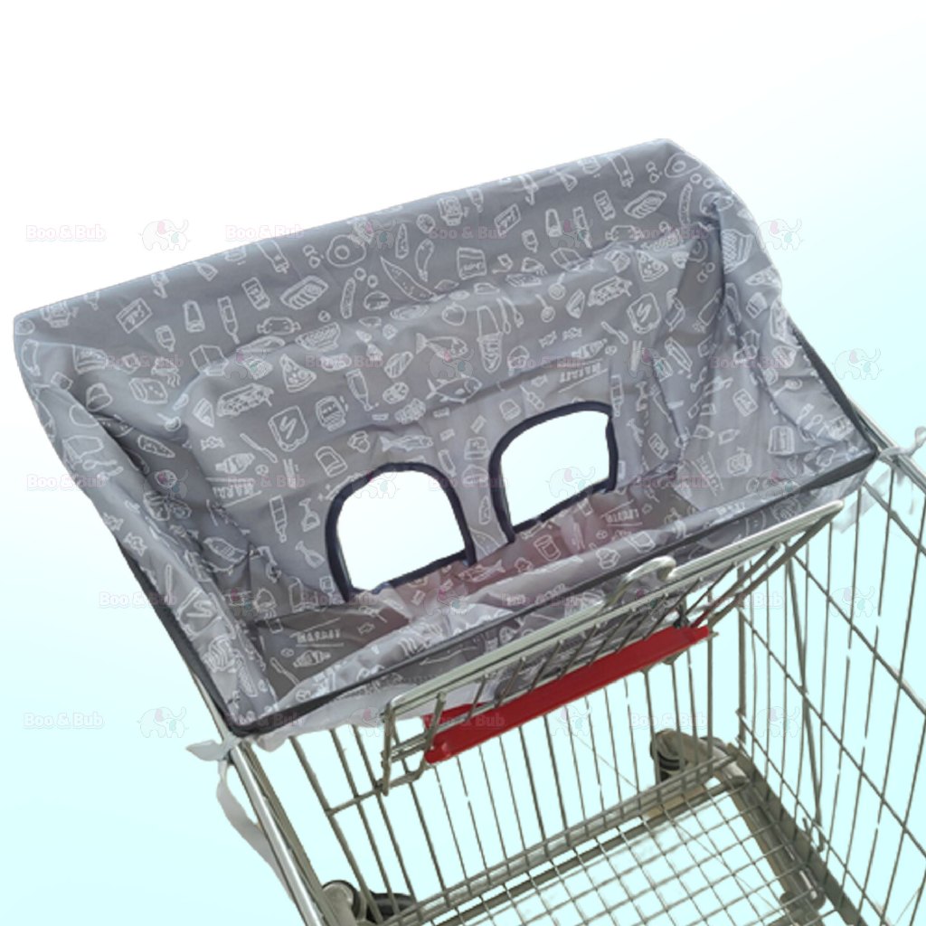 Boo&Bub High Chair Cover | Washable Shopping Cart Cover | Trolley Cover Baby HighChair - Boo & Bub