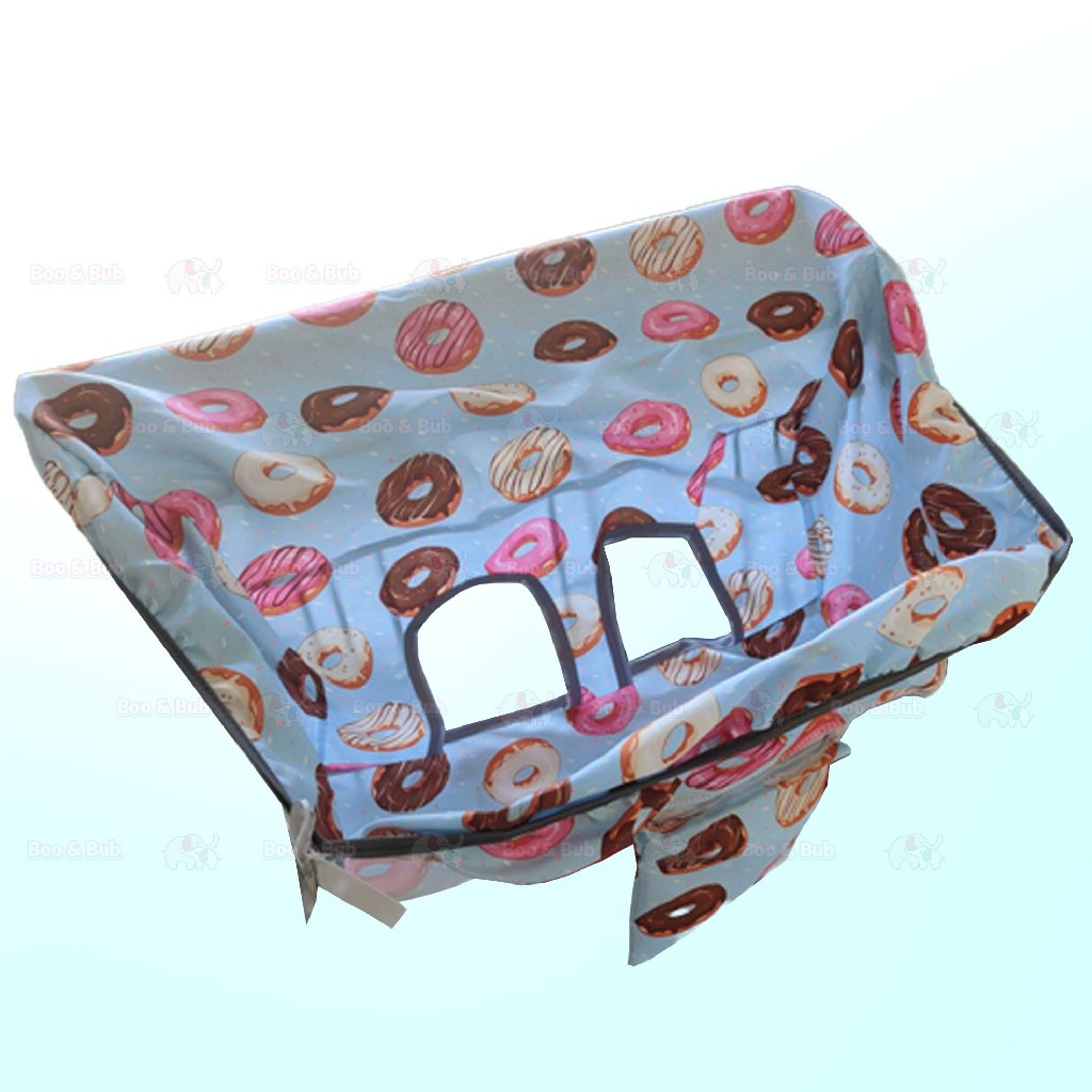 Boo&Bub High Chair Cover | Washable Shopping Cart Cover | Trolley Cover Baby HighChair - Boo & Bub