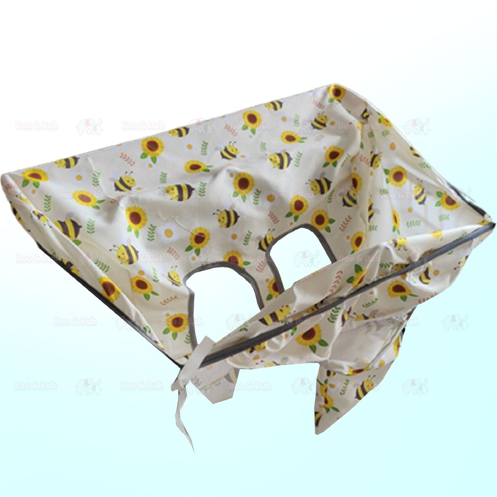 Boo&Bub High Chair Cover | Washable Shopping Cart Cover | Trolley Cover Baby HighChair - Boo & Bub