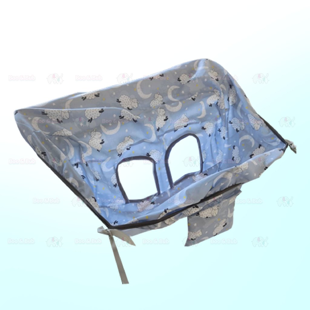 Boo&Bub High Chair Cover | Washable Shopping Cart Cover | Trolley Cover Baby HighChair - Boo & Bub