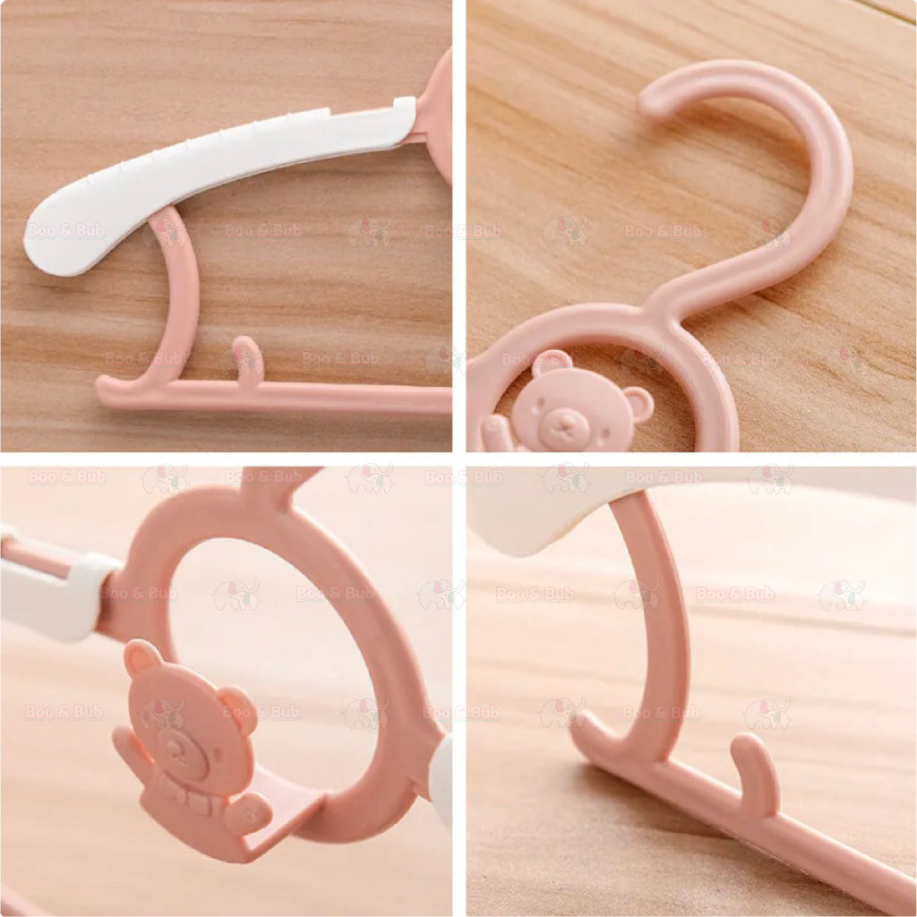 Boo&Bub 1Pc Kids baby Clothes Hanger | Racks Adjustable Plastic Display Hanger | Sangkut hanger baju budak baby - Boo & Bub