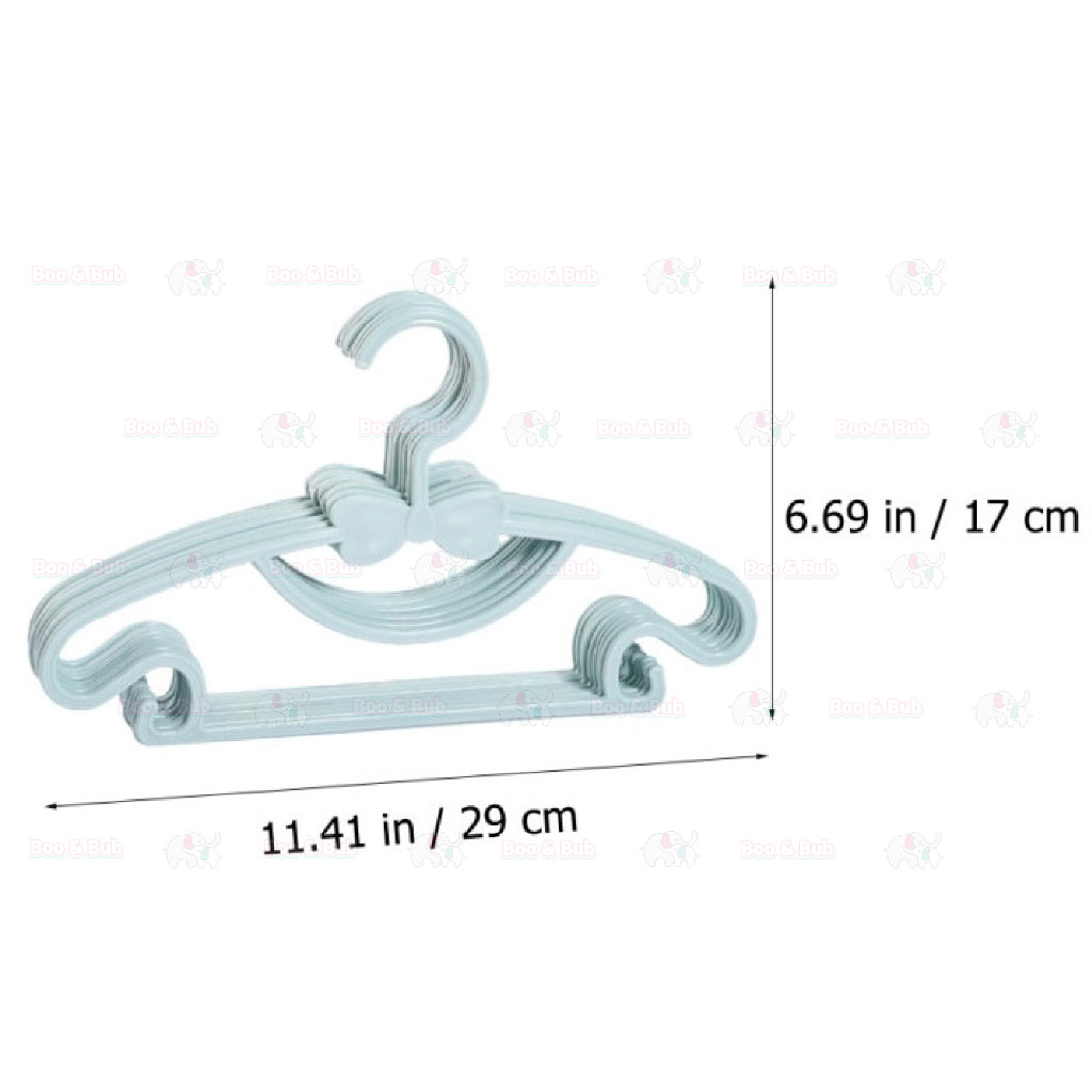 Boo&Bub 1Pc Kids baby Clothes Hanger | Racks Adjustable Plastic Display Hanger | Sangkut hanger baju budak baby - Boo & Bub