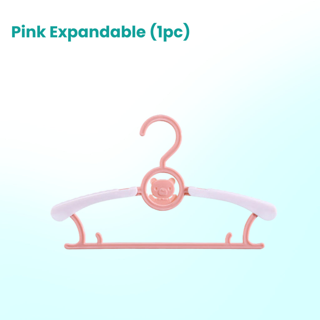 Boo&Bub 1Pc Kids baby Clothes Hanger | Racks Adjustable Plastic Display Hanger | Sangkut hanger baju budak baby - Boo & Bub