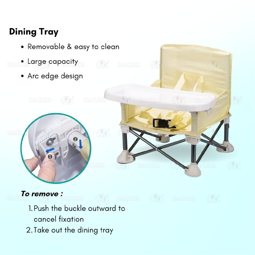 Boo&Bub Baby Dining Chair Multifunctional Foldable and Portable Outdoor Beach Seat Baby Furniture Supplies - Boo & Bub