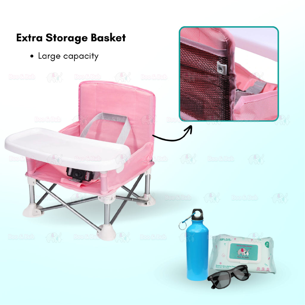 Boo&Bub Baby Dining Chair Multifunctional Foldable and Portable Outdoor Beach Seat Baby Furniture Supplies - Boo & Bub