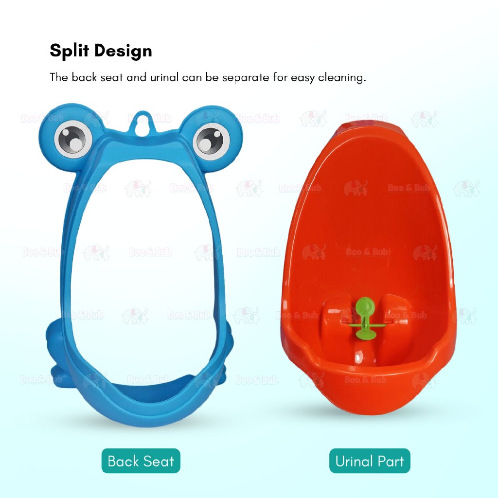 Boo&Bub Frog Baby Potty Boy Training Urinal Stand Potty Toddler Toilet Trainer - Boo & Bub