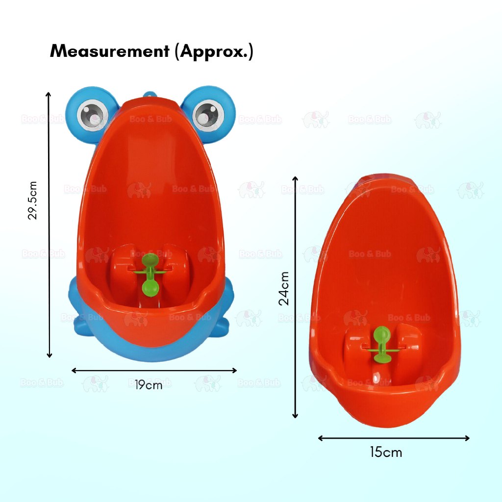 Boo&Bub Frog Baby Potty Boy Training Urinal Stand Potty Toddler Toilet Trainer - Boo & Bub