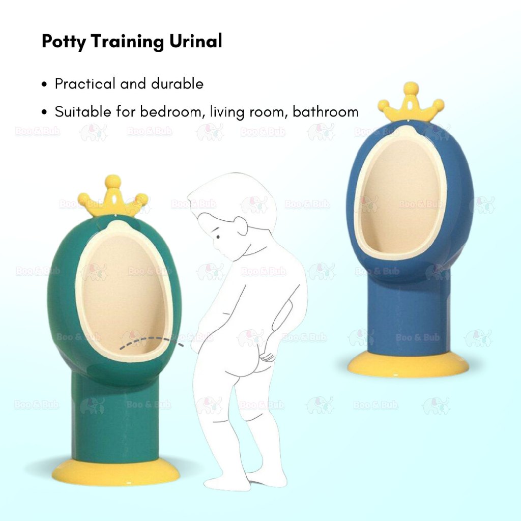 Boo&Bub Potty Training Urinal Cute Wall Mounted Standing Urine Trainer for Kids - Boo & Bub