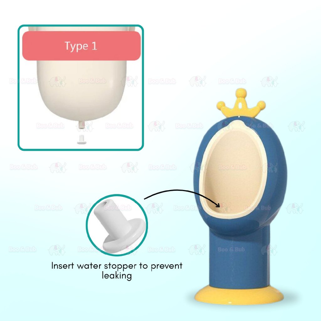 Boo&Bub Potty Training Urinal Cute Wall Mounted Standing Urine Trainer for Kids - Boo & Bub