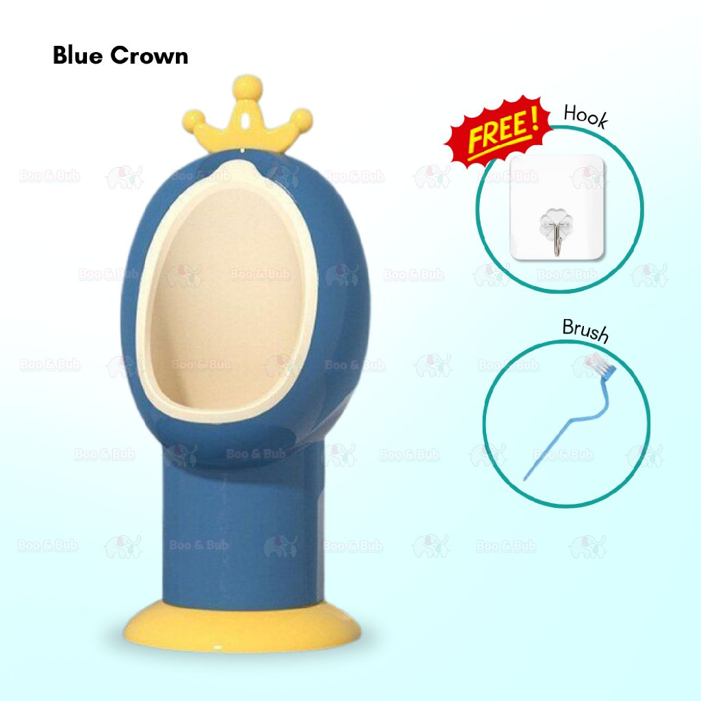 Boo&Bub Potty Training Urinal Cute Wall Mounted Standing Urine Trainer for Kids - Boo & Bub