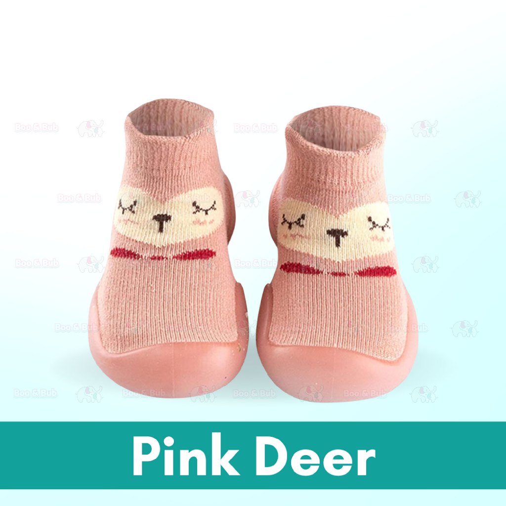 Boo&Bub Toddler Shoes Baby Shoe Socks First Walker Shoes Soft Sole Non-Slip Floor Shoes Knitted Shoes Prewalker Knitted - Boo & Bub