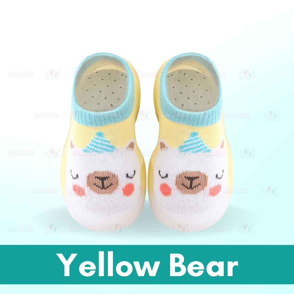 Boo&Bub Toddler Shoes Baby Shoe Socks First Walker Shoes Soft Sole Non-Slip Floor Shoes Knitted Shoes Prewalker Knitted - Boo & Bub