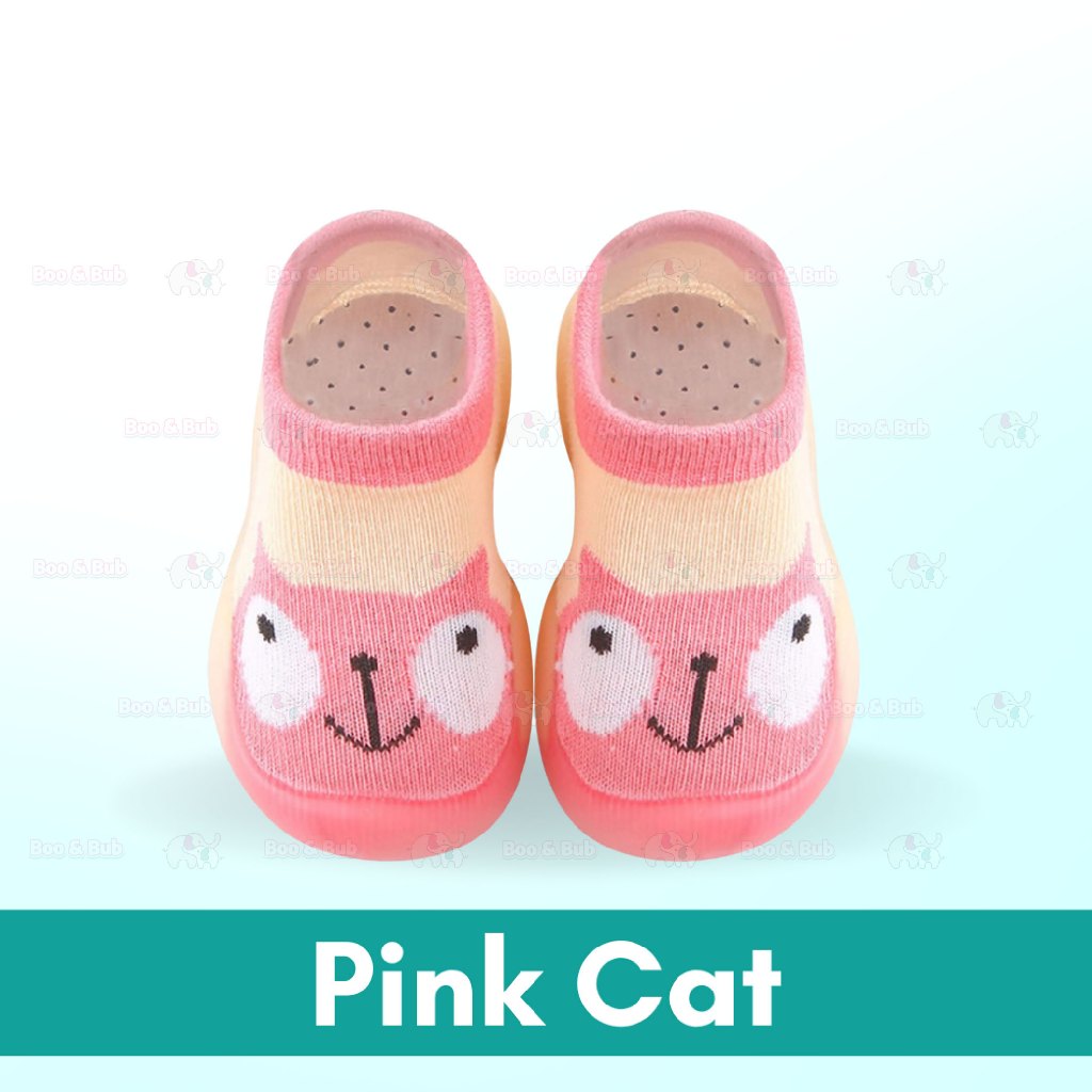 Boo&Bub Toddler Shoes Baby Shoe Socks First Walker Shoes Soft Sole Non-Slip Floor Shoes Knitted Shoes Prewalker Knitted - Boo & Bub