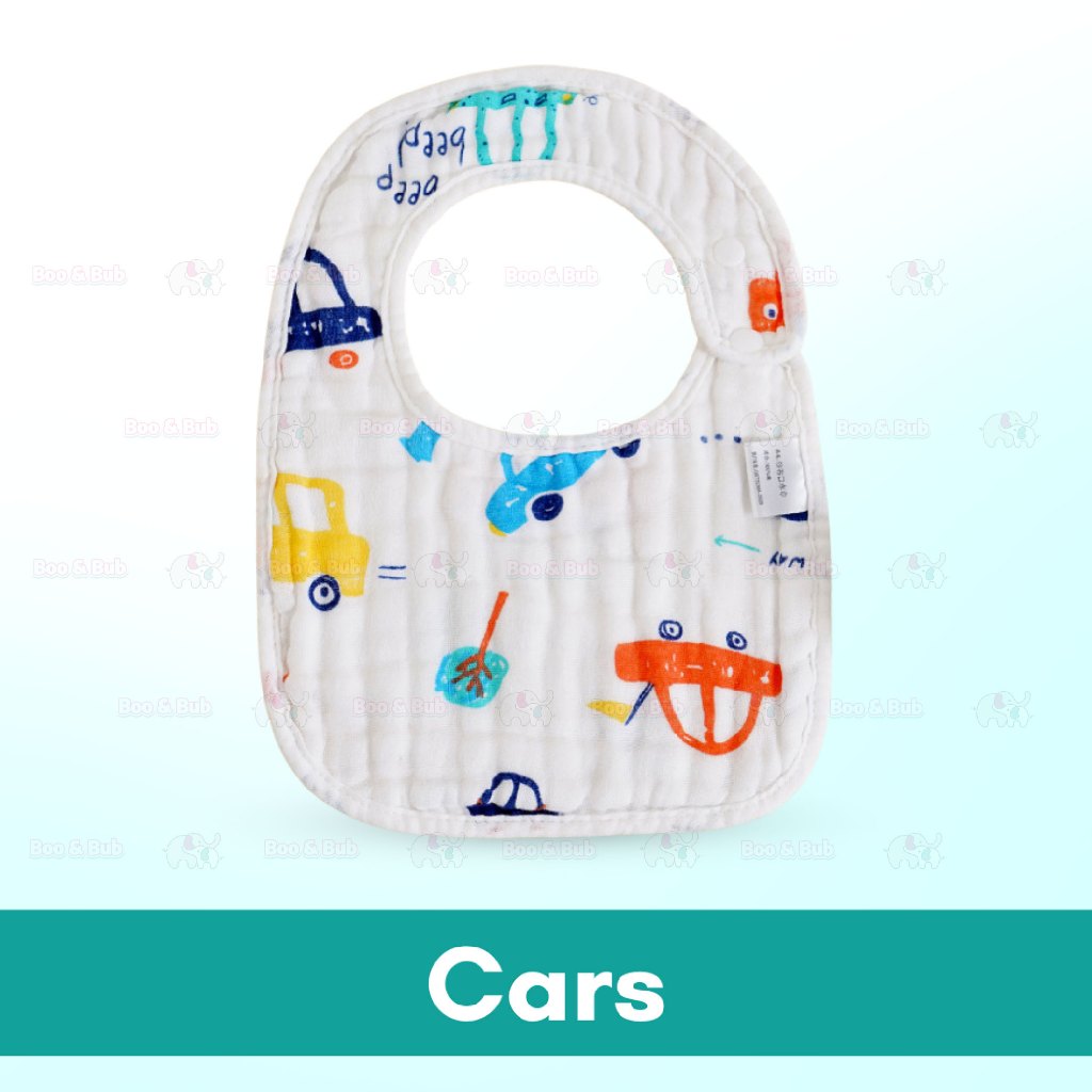 Boo&Bub 8-layer U-shaped Waterproof Saliva Towel Waterproof Bib Baby Cotton Saliva Towel - Boo & Bub