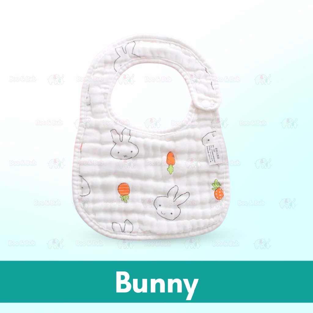 Boo&Bub 8-layer U-shaped Waterproof Saliva Towel Waterproof Bib Baby Cotton Saliva Towel - Boo & Bub