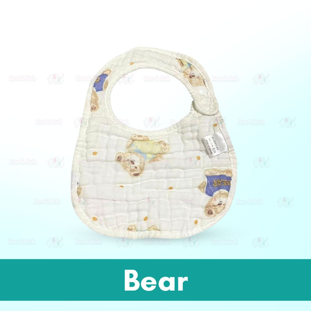 Boo&Bub 8-layer U-shaped Waterproof Saliva Towel Waterproof Bib Baby Cotton Saliva Towel - Boo & Bub