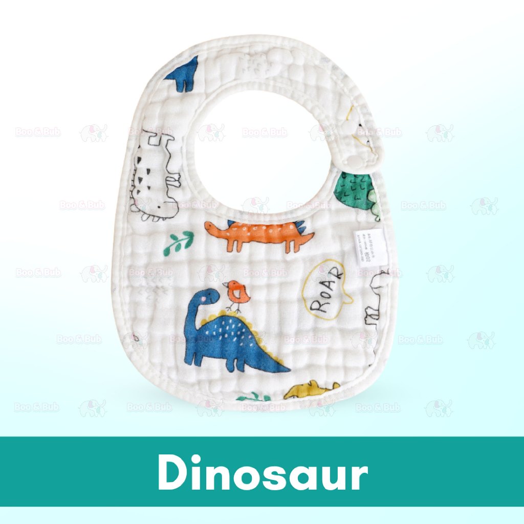 Boo&Bub 8-layer U-shaped Waterproof Saliva Towel Waterproof Bib Baby Cotton Saliva Towel - Boo & Bub