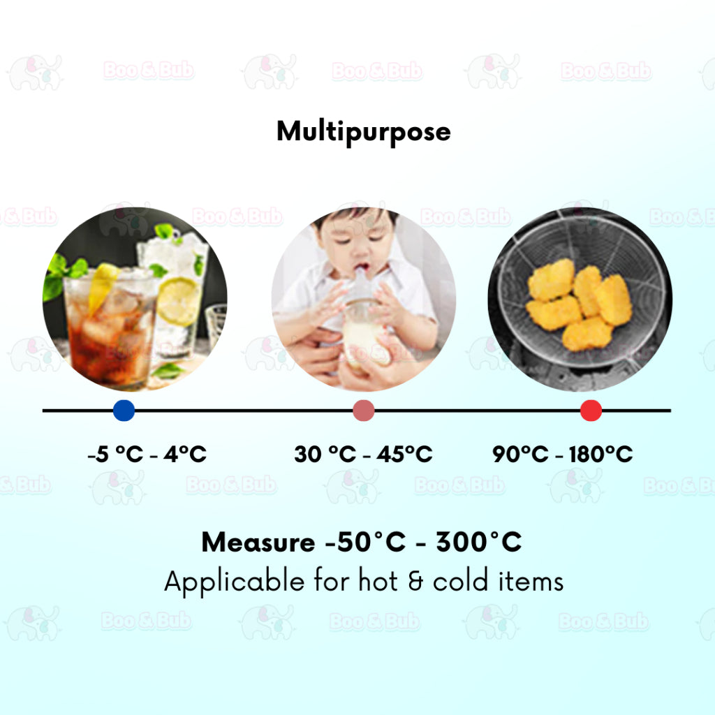 Boo and Bub ReadyStock MISUTA Milk Thermometer Digital Kitchen Thermometer For Milk Meat Cooking Food Electronic Kitchen - Boo & Bub