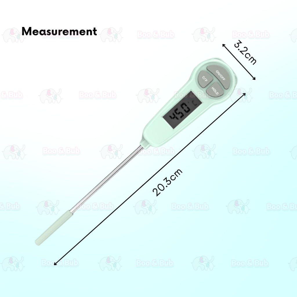 Boo and Bub ReadyStock MISUTA Milk Thermometer Digital Kitchen Thermometer For Milk Meat Cooking Food Electronic Kitchen - Boo & Bub