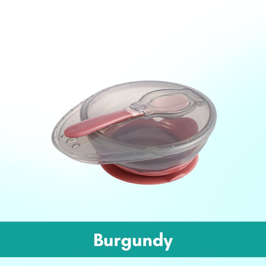 Baby Bowl Set Training Bowl with Suction Cup | Spoon Tableware Set Dinner Bowl Learning to eat - Boo & Bub