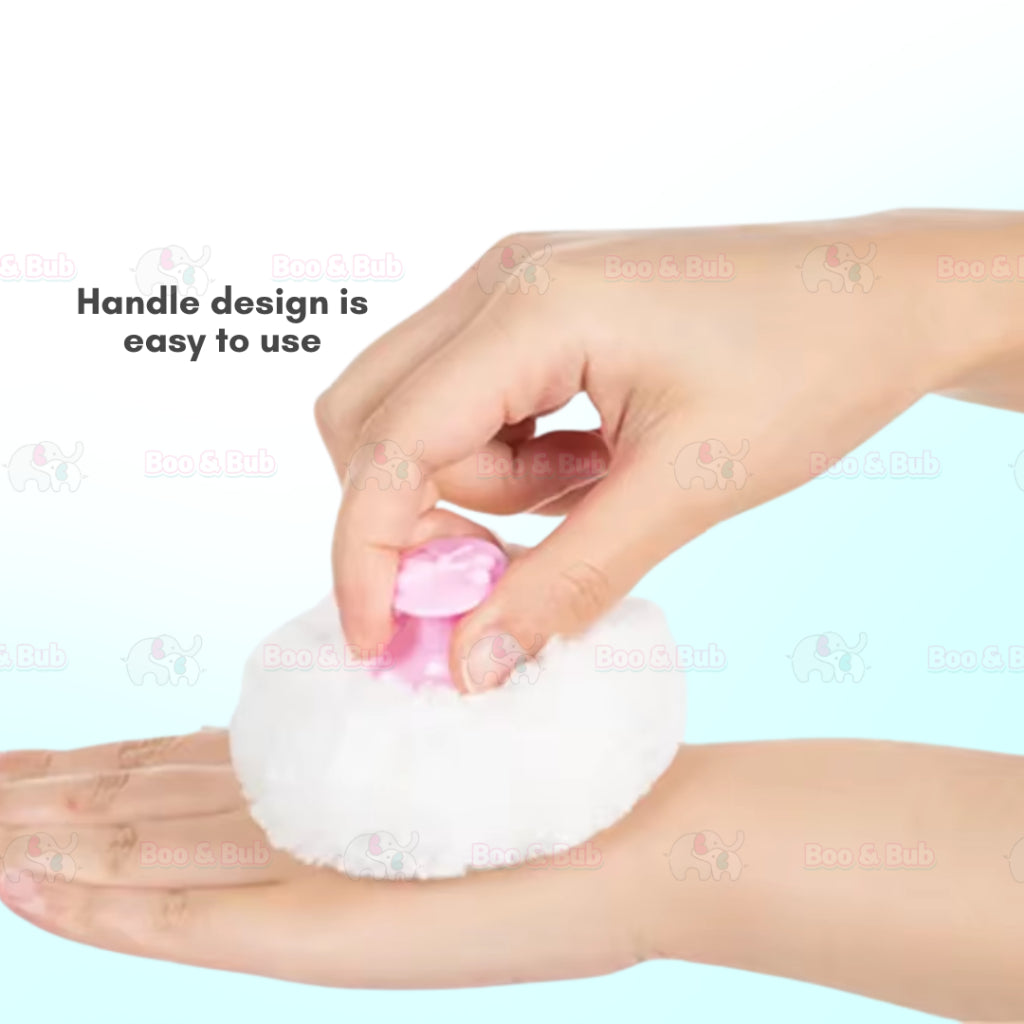 Boo&bub Portable Baby Powder Puff Sponge Container Case Box Baby Powder Case Talcum Powder Puff Bekas Bedak Bayi ε©΄εΏη½θΊ«η²η - Boo & Bub