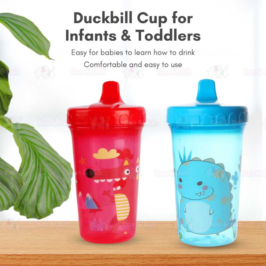 Boo & Bub Baby Sippy Cup with Handle Leakproof BPA Free Botol Latihan Minum 宝宝学饮杯 Toddler Training Cup Botol Air - Boo & Bub