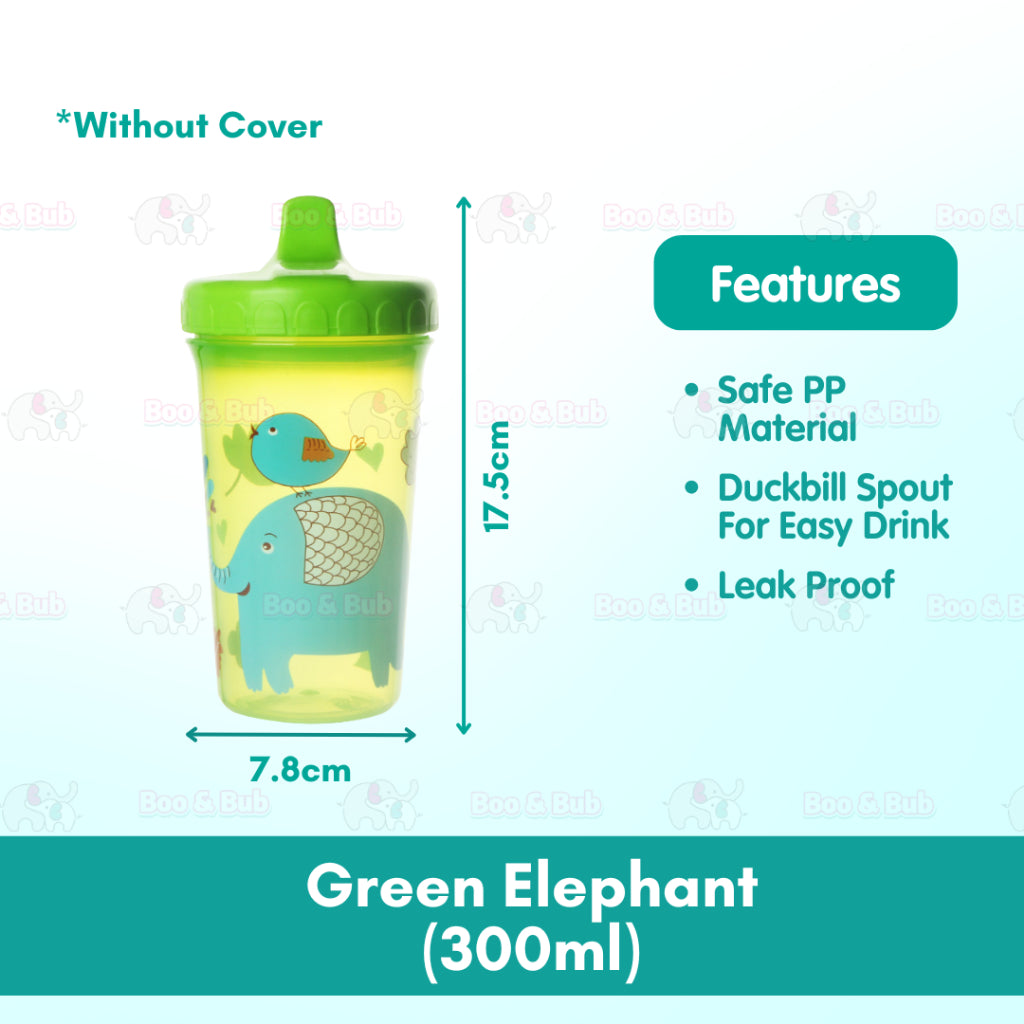 Boo & Bub Baby Sippy Cup with Handle Leakproof BPA Free Botol Latihan Minum 宝宝学饮杯 Toddler Training Cup Botol Air - Boo & Bub