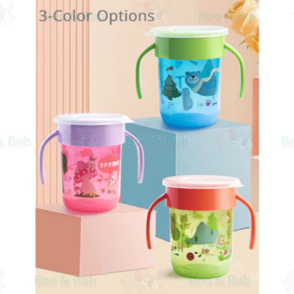 Boo&Bub 360Β° Magic Training Cup baby learning Drinking Cup Sippy Cup 250ml Leak Proof Training Sippy Cup - Boo & Bub
