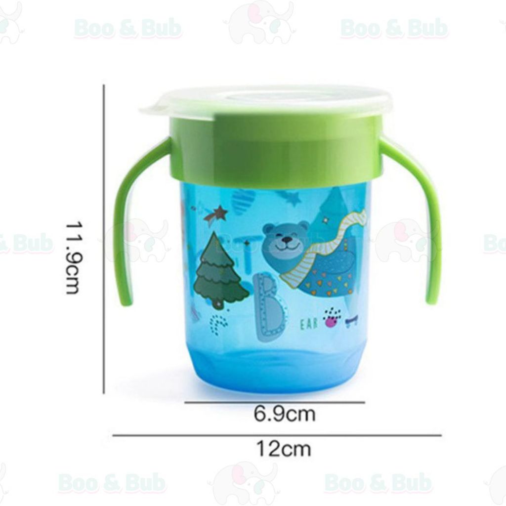 Boo&Bub 360Β° Magic Training Cup baby learning Drinking Cup Sippy Cup 250ml Leak Proof Training Sippy Cup - Boo & Bub