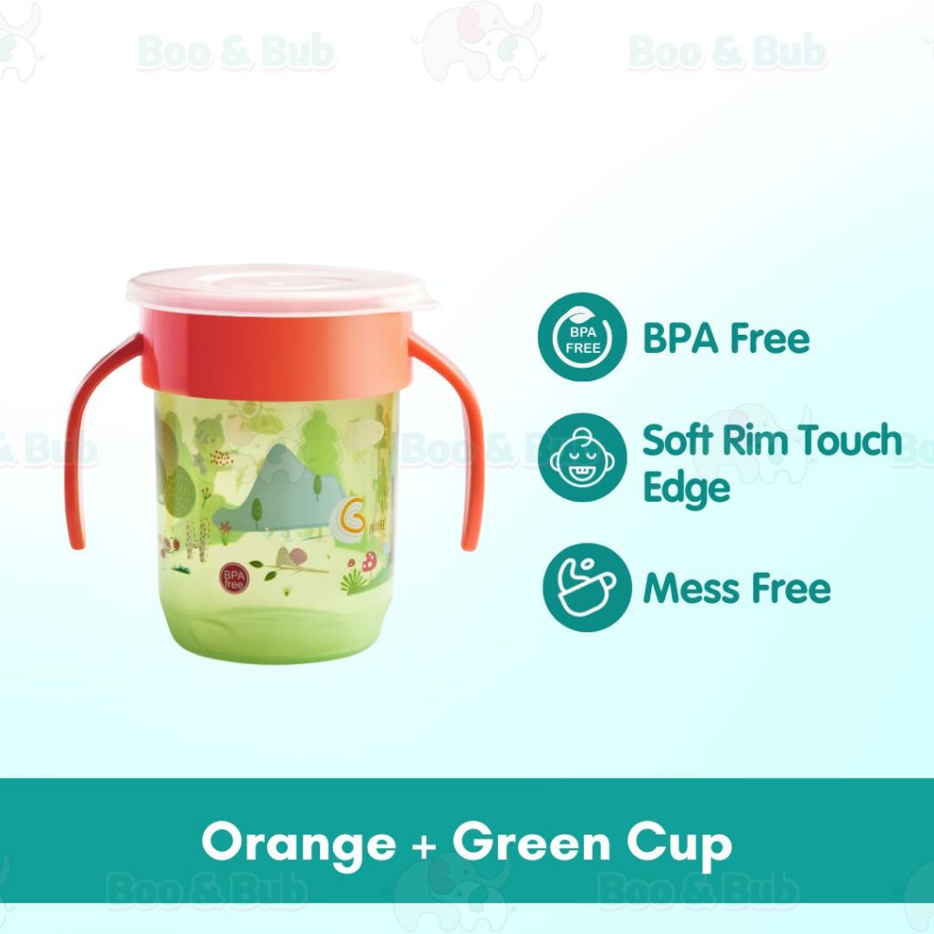 Boo&Bub 360Β° Magic Training Cup baby learning Drinking Cup Sippy Cup 250ml Leak Proof Training Sippy Cup - Boo & Bub