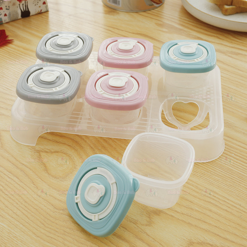 Boo&Bub Baby Food Processor 4 in 1 Baby Food Blender Makanan Baby Blender Baby Food Processor Steamer Mixer Grinder - Boo & Bub