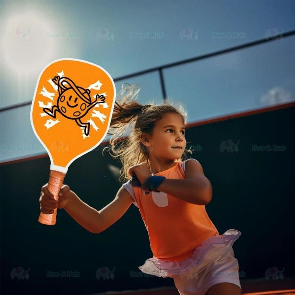 Boo & Bub Kids Pickleball Paddle Glass Fiber Racket for Kids Kid Beginners & Pros - Boo & Bub
