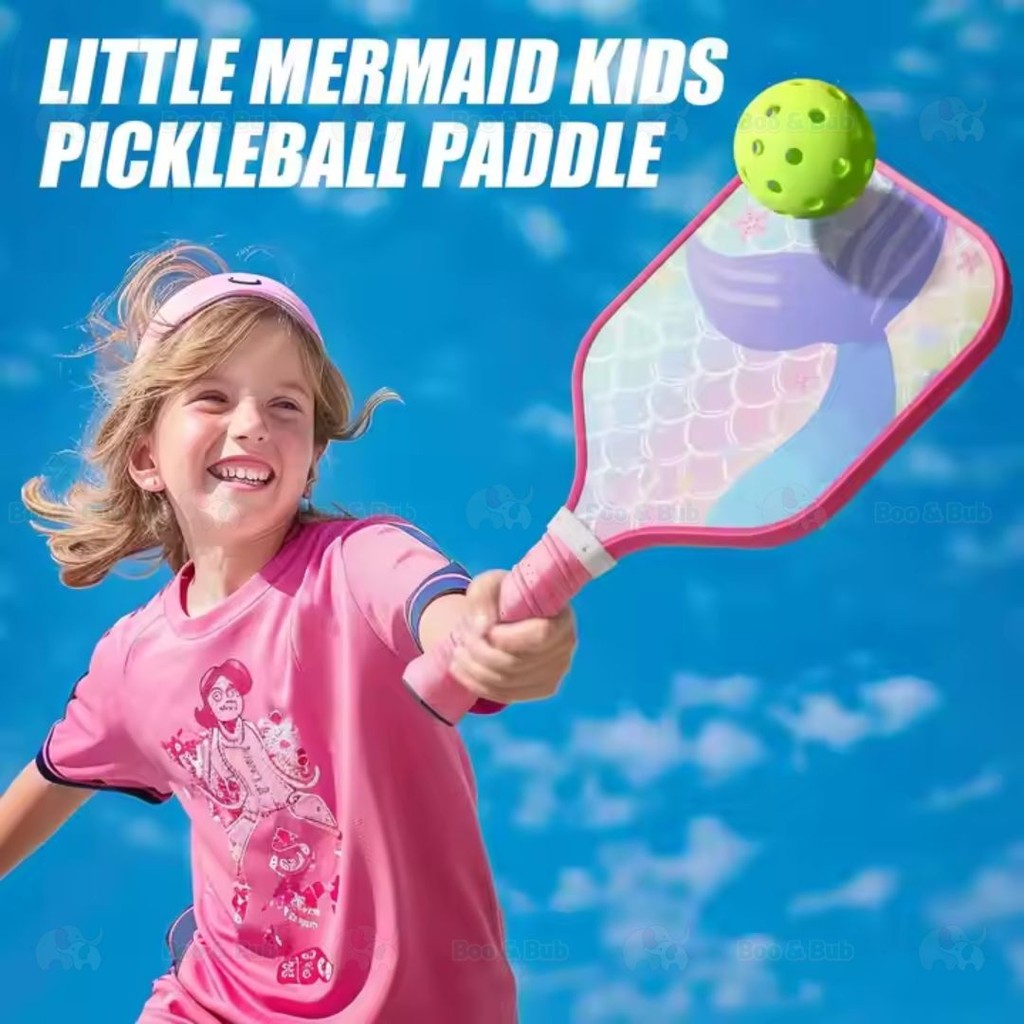 Boo & Bub Kids Pickleball Paddle Glass Fiber Racket for Kids Kid Beginners & Pros - Boo & Bub