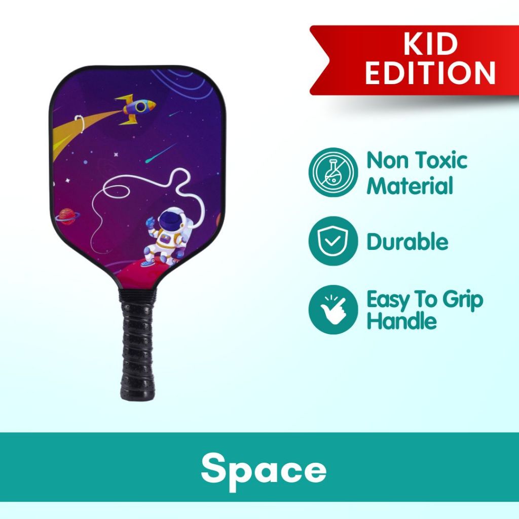 Boo & Bub Kids Pickleball Paddle Glass Fiber Racket for Kids Kid Beginners & Pros - Boo & Bub