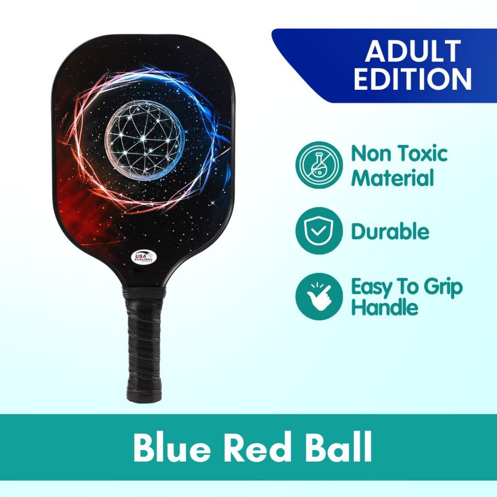 Boo & Bub Kids Pickleball Paddle Glass Fiber Racket for Kids Kid Beginners & Pros - Boo & Bub