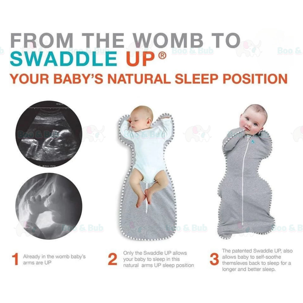 Boo&Bub Zip Swaddle Sleeping Bag Newborn Baby Wrap Cotton Bedung Bayi Bayi Baru Lahir | Bedung Zip Bayi | 婴儿睡袋 包被 拉链款 - Boo & Bub