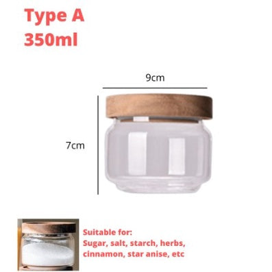 Boo&Bub 170/130ML Glass Baby Food Container Snack Milk Sealed Box Feeding Bowl Container Storage Lead Kotak Makanan - Boo & Bub