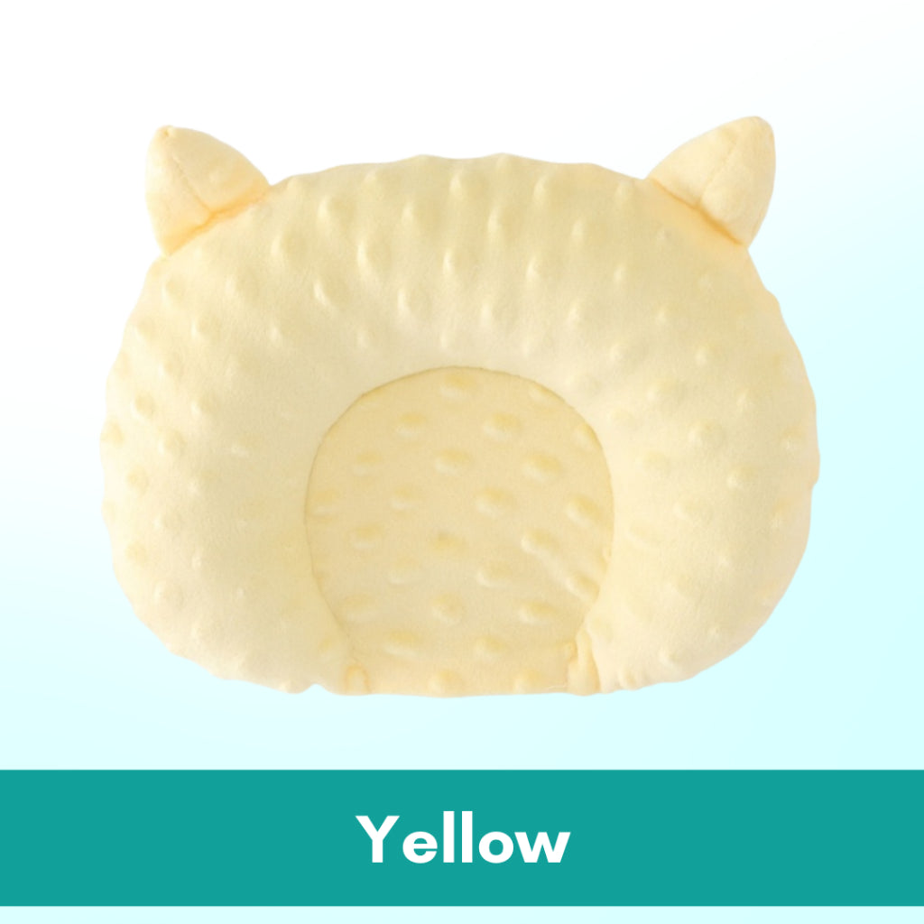 Boo and Bub Baby Pillow Cotton newborn pillow Sleeping Support Prevent Flat Head Anti-roll Support nursing Pillow - Boo & Bub