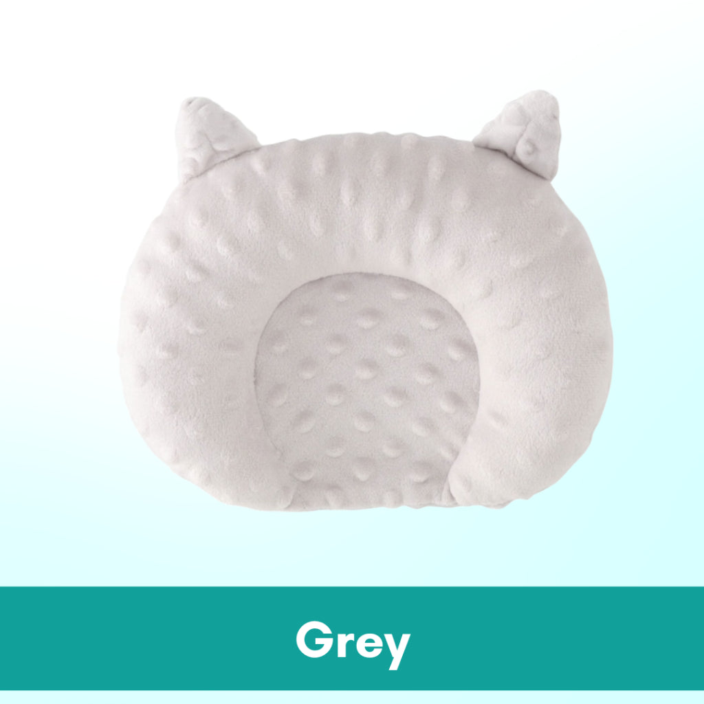 Boo and Bub Baby Pillow Cotton newborn pillow Sleeping Support Prevent Flat Head Anti-roll Support nursing Pillow - Boo & Bub